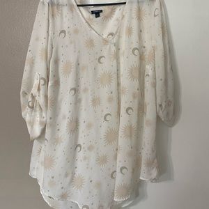 Torrid Sun & Moon Blouse